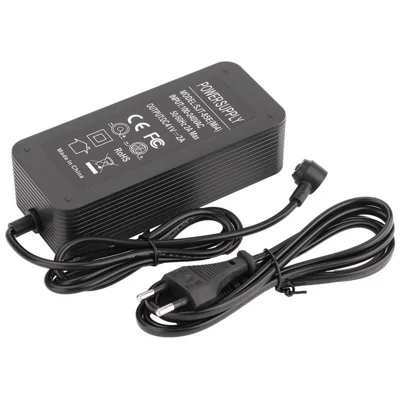 For Xiaomi Electric Scooter 4 Pro EU Plug Charger Power Supply Adapter with Power Cord