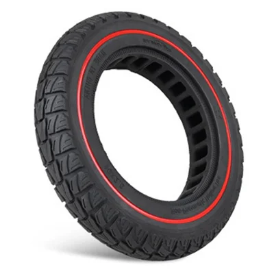 10 Inch Electric Scooter Anti-slip Replacement Tyre 10x2" Explosion-Proof Solid Tire - Red