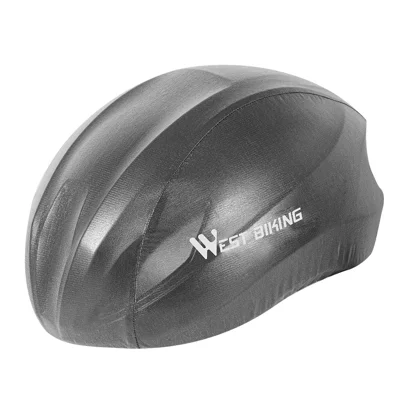 WEST BIKING YP0708080 Casque de vélo ultraleger Couvre-casque Imperméable Réfléchissant Anti-poussière - Gris