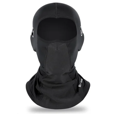 WEST BIKING YP0201296 Summer Cycling Anti-UV Face Mask Balaclava Hood MTB Bike Helmet Liner - Black