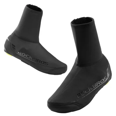 ROCKBROS LF1052 1 Pair Winter Road Cycling Shoe Covers Windproof Bicycle Overshoes Protectors - S