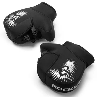 ROCKBROS D55 1 Paar Motorrad-Wintergriff-Warmschutz, Handschutz, windabweisend, Polar-Fleece-Handschuhe