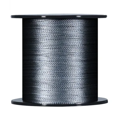CHIREN 300m 4-Strand PE Braided Fishing Line Long Casting Abrasion Resistant Fishing Wire, Grey - 0.8