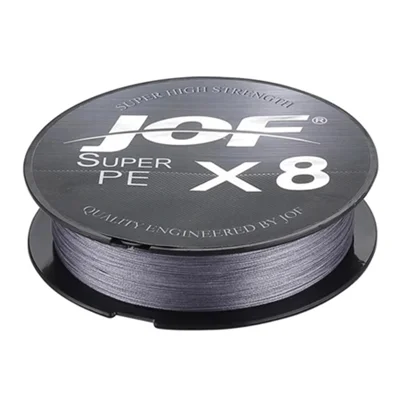JOF 100m 2.0# 8 Strand Braided Fishing Line Small Diameter PE Fishing String - Blue Grey