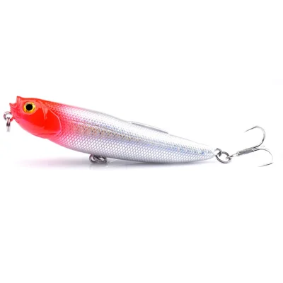 G09D 8.8cm 9g Pencil Lure for Bass Fishing 3D Eyes Plastic Floating Hard Bait with Hook - Style 2