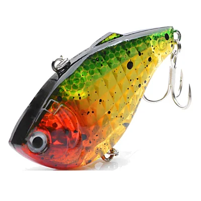 V0050 VIB Lure with Rattle Vibrating Sinking Hard Bait Fishing Tackle For Bass / Trout / Pike - 1#