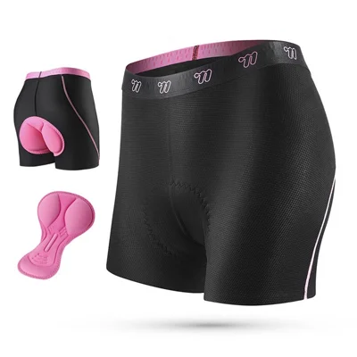 WEST BIKING YP0208060 Women Breathable Cycling Shorts with Built-In Sponge Cushion - XS