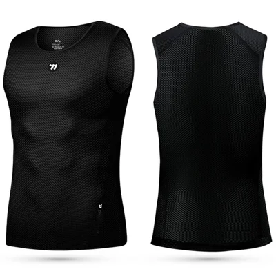 WEST BIKING YP0209024 Mountain Bike Cycling Vest Quick Drying Sleeveless Top Size XS / S - Black