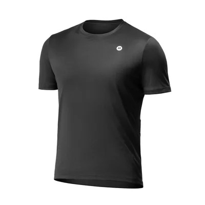 ROCKBROS Men Summer Cycling Jersey Road Bike Casual Sports Top Breathable Short Sleeve T-Shirt - Black S (EU / XS)