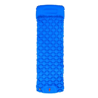 40D Nylon+TPU Materasso da campeggio impermeabile con sistema di gonfiaggio a pedale - Zaffiro