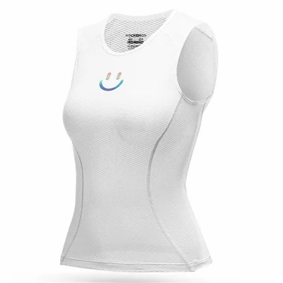 ROCKBROS YDBX001 Women Sports Vest Quick Drying Breathable Sleeveless Tank Top - White XS / S