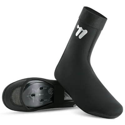 WEST BIKING YP0215050 1 Pair Windproof Cycling Shoes Cover Winter Thermal Overshoes Protector, for Shoe Size 40-43