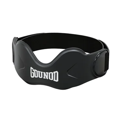 GOUNOD BGD006 1 pièce entrejambe rotulien professionnel genouillère conception papillon protège-genou pour course vélo basketball randonnée - Noir