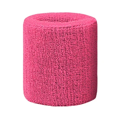 AOLIKES A-0230-8cm 1PC Wrist Sweatbands Sports Soft Sweat Absorbed Wristbands Wrist Bands for Football, Basketball, Running, Golf - Rose