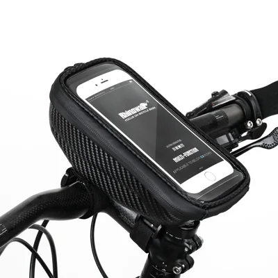 RHINOWALK Waterproof Top Tube Frame Bag Bicycle HandleBar Bag with Touch Screen