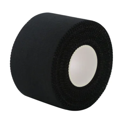Athletic Tape Cotton Cloth Sports Muscle Patch Kinesiology Tape Muscel Protective Gear, 3.8cmx9.14m - Black