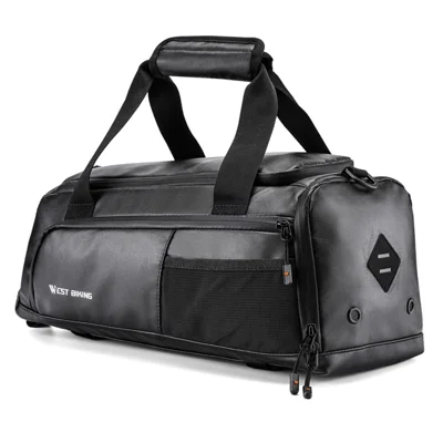 WEST BIKING YP0707413 Bicycle Rear Rack 13L Large Capacity Pannier Bag Outdoor Travel Storage Bag - Black