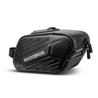 ROCKBROS Mountain Road Bike 1.5L Hardshell Seat Post Bag Waterproof Saddle Pack