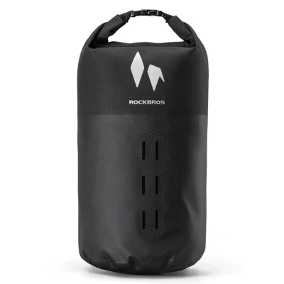 ROCKBROS 30140117 A19 30140117001 7L Large Capacity Bicycle Front Fork Rack Bag Waterproof Cycling Storage Bag - Black