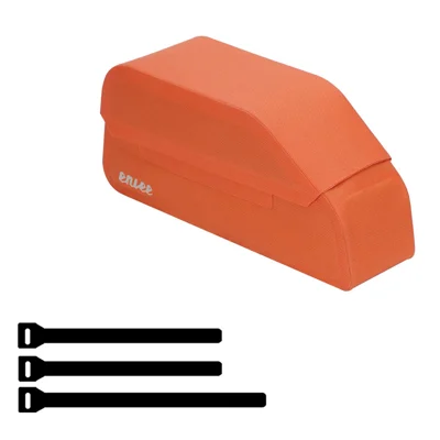ENLEE EGO3 Top Tube Bike Bag with Magnetic Flip Cover Waterproof Saddle Pouch for Road / Mountain Bikes - Orange