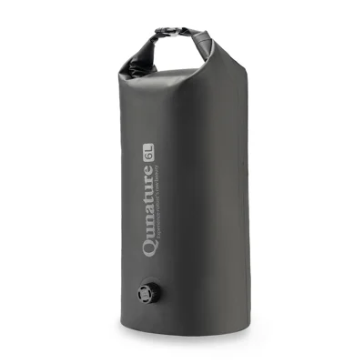 QUNATURE H75 6L Bicycle Front Fork Bag Magnetic Quick Release Waterproof Cycling Pack with Compression Air Valve - Black