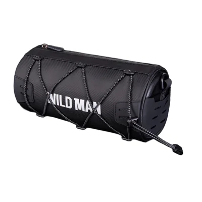 WILD MAN GX300 Bike Front Bag 2L Waterproof Bicycle Handlebar Bag for Road Mountain Bike - Black
