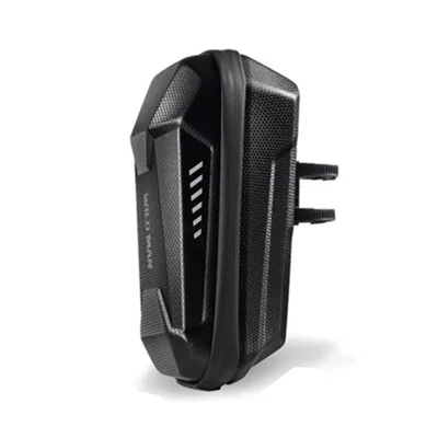 WILD MAN ES8X MAX 4L Bolsa para bicicleta carcasa dura EVA bolsa frontal para manillar de liberación rápida para scooter eléctrico - Negro|4L