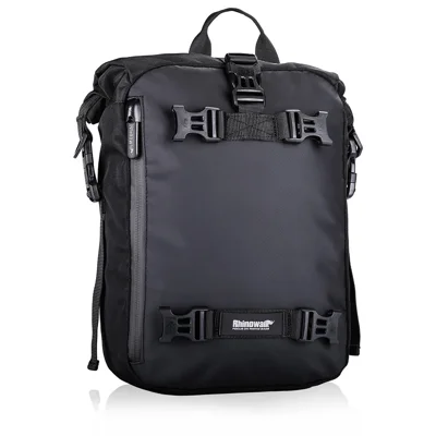 RHINOWALK MT216 10L Sac de réservoir de siège arrière de moto Multifonctionnel Sac latéral de moto Accessoires de cyclisme - Noir