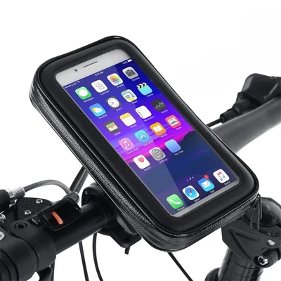 Sac de téléphone pour vélo imperméable de 7 pouces, sacoche de guidon de vélo, support de téléphone, taille XXL