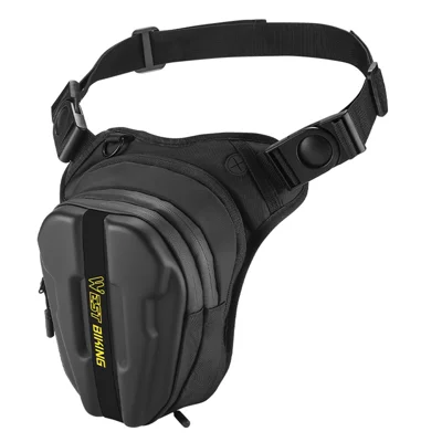 WEST BIKING YP0707352 Motorcycle Leg Bag Oil Tank Bag Crossbody Bag - Black