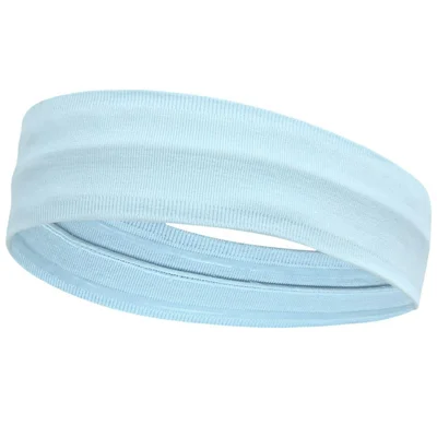 Sports Headband for Adults / Children Moisture Wicking Hairband Athletic Towel Head Sweat Bands - Sky Blue