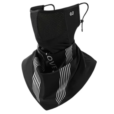 GOLOVEJOY XTJ134 Breathable Nylon Cycling Scarf Cooling Neck Gaiter Cover - Black