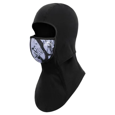 GOLOVEJOY DTJ47 Winter Windproof Magnetic Face Mask Balaclava Headwear Thermal Neck Gaiter - Snow Legend / L