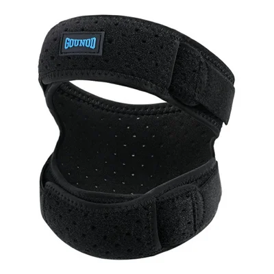 GOUNOD HJ126 1Pc Sports Knee Strap Shock Absorbing Patella Support for Running / Basketball / Fitness - Black