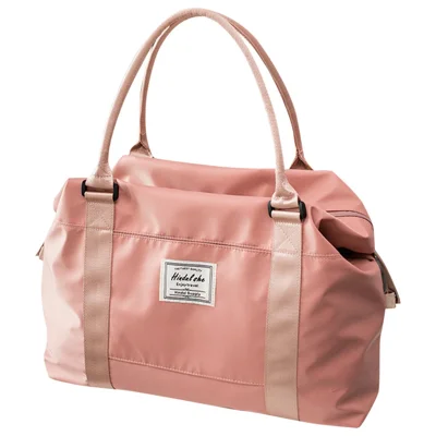 HINDUL Travel Duffel Tote Bag Waterproof Weekender Bags with Shoulder Strap Size: 39*14*32cm - Pink