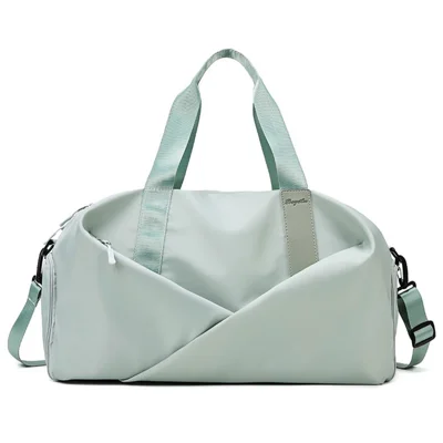 BED-318 Oxford Cloth Sports Handbag Wet and Dry Separation Pocket Gym Bag Duffle Bag, Size: L - Green