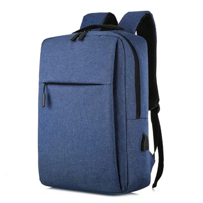 Large Capacity Backpack Men Women Korean Style Outdoor Travel Oxford Cloth Dual Shoulder Bag - Blue