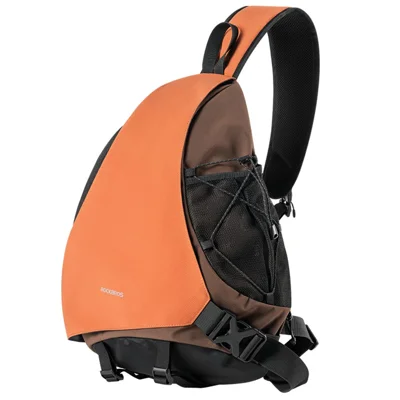 ROCKBROS 11.5L Outdoor Crossbody Bag Single Shoulder Backpack for Hiking Cycling Mountaineering, 30170032 H60 30170032001 - Orange