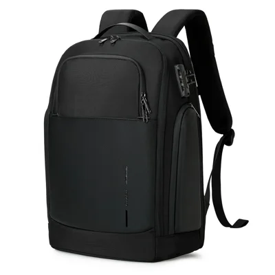 COOLBELL CB-8306 15.6 Inch Laptop Backpack Large Capacity Waterproof Business Travel Dual Shoulder Bag - Black