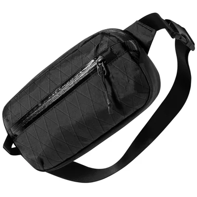 HS-012 Polyester Chest Bag Commuter Single Shoulder Bag RFID Blocking Phone Cards Holder Crossbody Bag