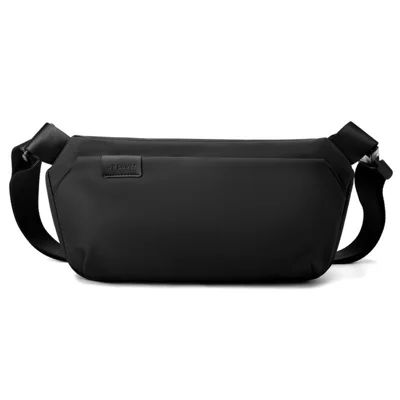 WEPOWER 1273 Commuter Chest Bag for Men Casual Waterproof Crossbody Shoulder Pack with Rotatable Buckle - Black