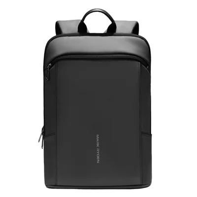 MARK RYDEN MR7003G Sac à dos de voyage pour ordinateur portable pour homme en tissu Oxford, sacoche d'affaires et quotidienne - Noir