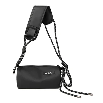 WEIXIER WD1033 Heren Crossbody Tas Grote Capaciteit Waterdichte Business Schoudertas Lichtgewicht voor Pendelen - Zwart