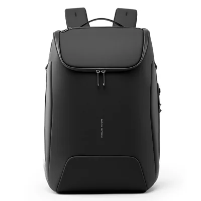 MARK RYDEN MR9100 31L Sac à dos grande capacité avec serrure TSA, port USB, protection RFID pour voyages d'affaires - Noir