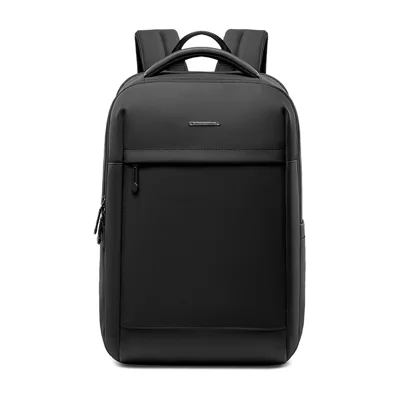 MARK RYDEN G_MR2022 18.5L Men Backpack, 15.6 Inch Laptop Compartment USB Charging Port Travel Bag for Business Commuting - Black