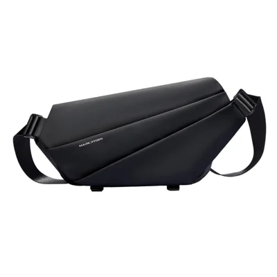 MARK RYDEN MR6108_08 Sac poitrine de voyage pour homme, sac bandoulière, sac à dos de jour, sac de sport outdoor - Noir
