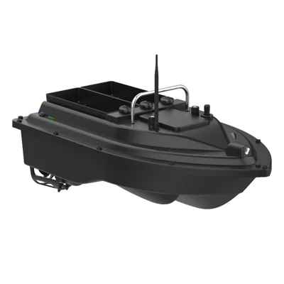 D16C 2kg Load Dual Bait Slot 6 Axis Gyroscope Fishing Bait Boat for Rivers / Lakes / Coastal Waters (CE Certified) - EU Plug