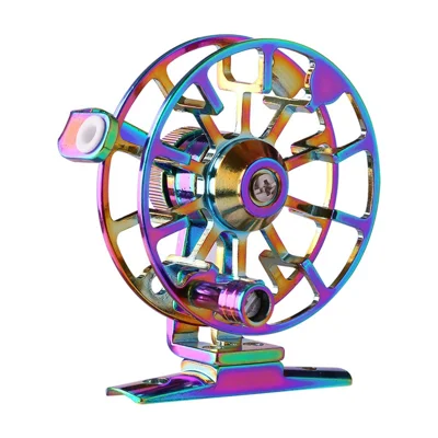 DEUKIO FD60 Full Metal Front Spinning Reel Lightweight Fishing Reel Portable Ice Fishing Reels - Multi-color