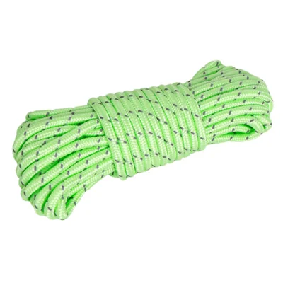 10m Luminous Reflective Tent Rope Windproof Camping Cord Guyline, Diameter: 5mm