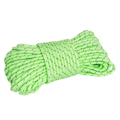20m Luminous Reflective Tent Rope Windproof Camping Cord Guyline, Diameter: 5mm